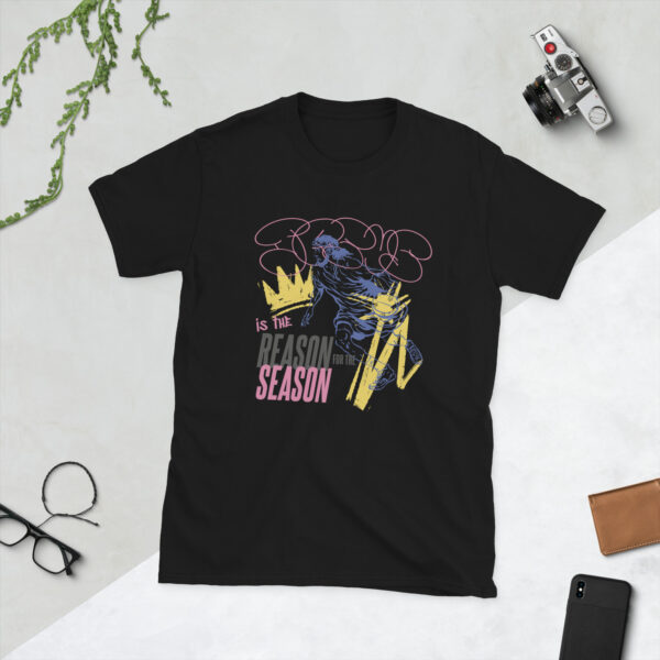 „Jesus is the Reason for the Season“ – Unisex T-Shirt mit spirituellem Design für Christen – Bild 2