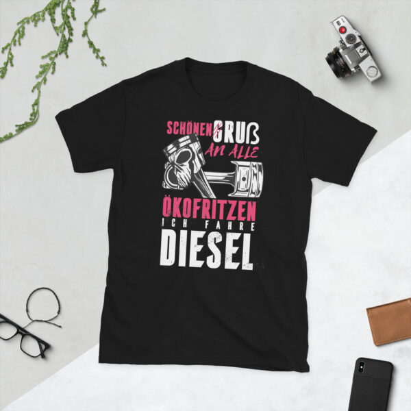 „Dieselpower“ – Provokantes Unisex T-Shirt für echte Verbrenner-Fans – Bild 2