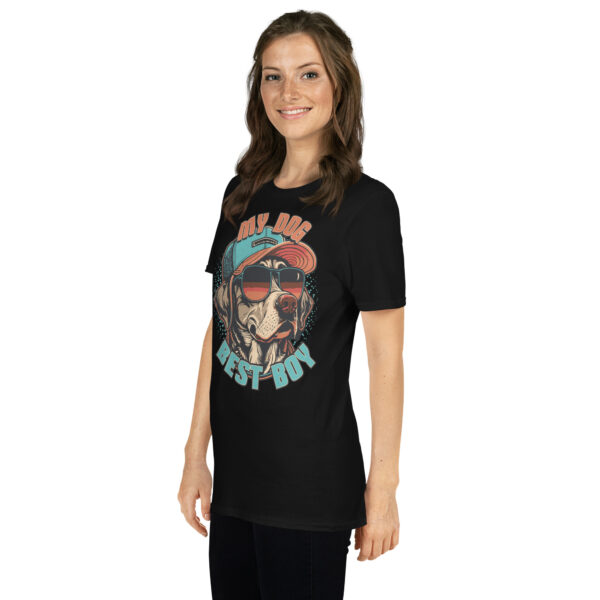 „My Dog Thinks I’m Cool“ – Lustiges Unisex T-Shirt für Hundefreunde – Bild 5