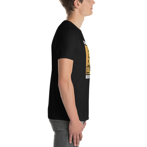„Ich fahre zweigleisig“ – Lustiges Eisenbahn Unisex-Shirt mit Wortspiel – Bild 5
