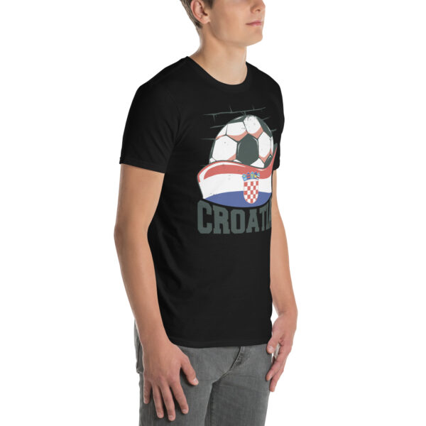 „Kroatien Fußball“ – Unisex T-Shirt für Fans der Nationalmannschaft – Bild 6