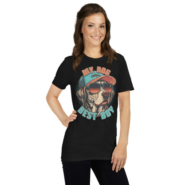 „My Dog Thinks I’m Cool“ – Lustiges Unisex T-Shirt für Hundefreunde – Bild 7