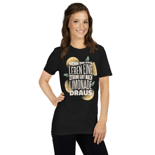 „Wenn dir das Leben Zitronen gibt…“ – Lustiges Unisex T-Shirt mit Spruch & Zitronenmotiv – Bild 6