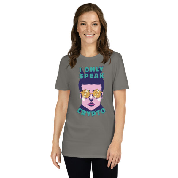 „I Only Speak Crypto“ – Lustiges Unisex T-Shirt für Krypto-Fans – Bild 25