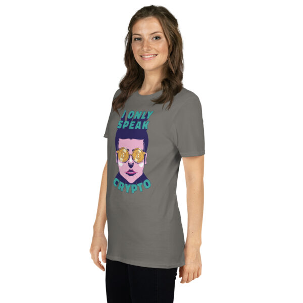 „I Only Speak Crypto“ – Lustiges Unisex T-Shirt für Krypto-Fans – Bild 28