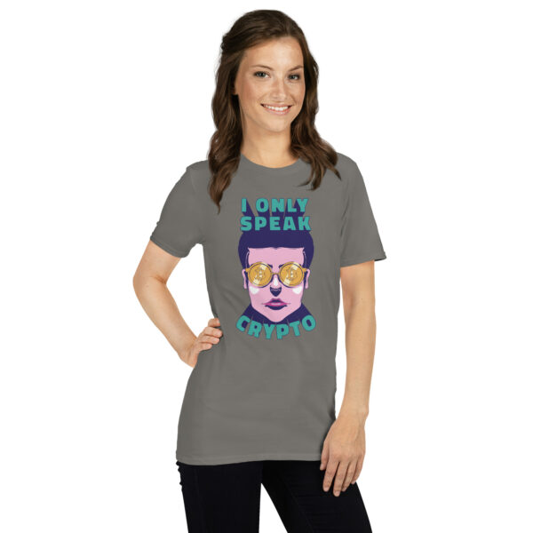 „I Only Speak Crypto“ – Lustiges Unisex T-Shirt für Krypto-Fans – Bild 30