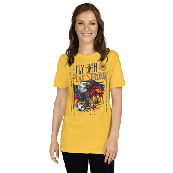 „Fly High, Play Strong“ – Unisex Fußball T-Shirt im Deutschland-Design – Bild 26