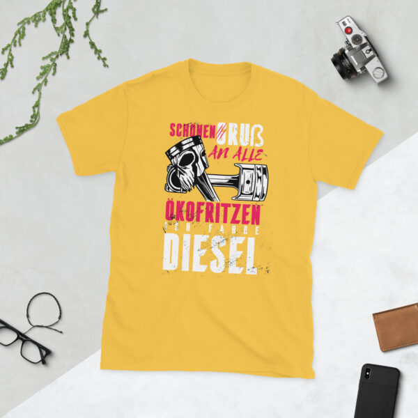 „Dieselpower“ – Provokantes Unisex T-Shirt für echte Verbrenner-Fans – Bild 9