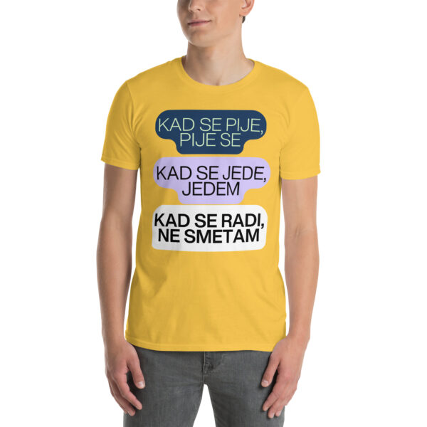 Kad se pije, pije se!“ – Lustiges Kroatien-Party-Shirt (Unisex) – Bild 6