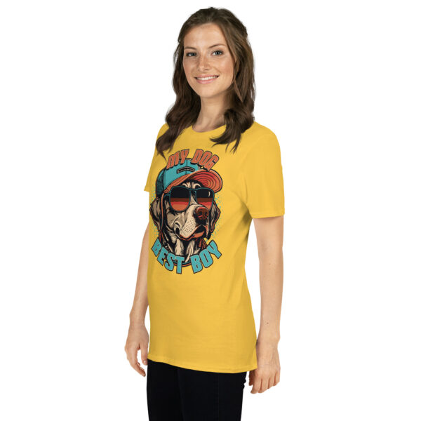 „My Dog Thinks I’m Cool“ – Lustiges Unisex T-Shirt für Hundefreunde – Bild 29