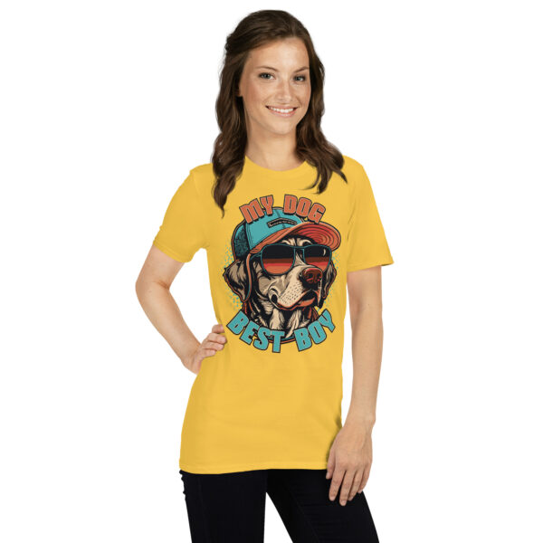 „My Dog Thinks I’m Cool“ – Lustiges Unisex T-Shirt für Hundefreunde – Bild 30