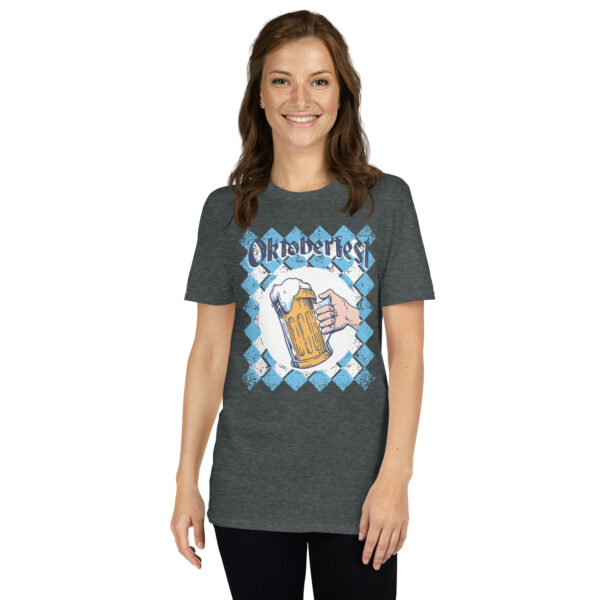 „Oktoberfest Bierkrug“ – Lustiges Wiesen Unisex T-Shirt für Bierliebhaber – Bild 4