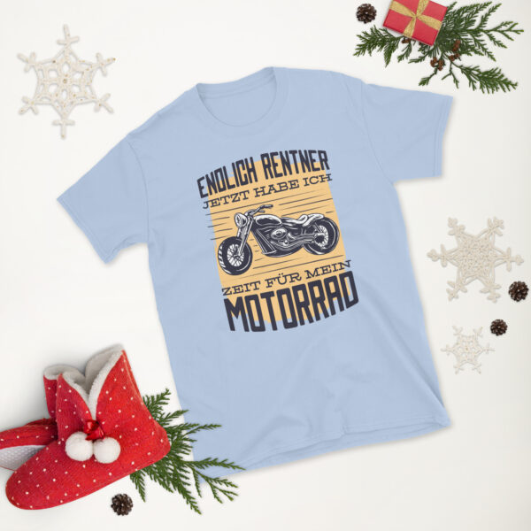 „Endlich Rentner“ – Jetzt hab ich Zeit für mein Motorrad T-Shirt (Unisex) – Bild 18