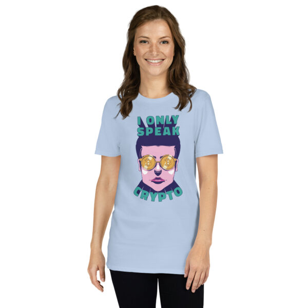 „I Only Speak Crypto“ – Lustiges Unisex T-Shirt für Krypto-Fans – Bild 31