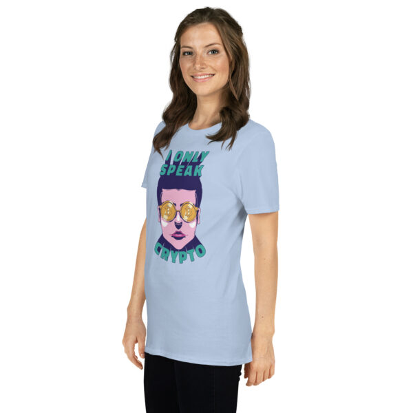 „I Only Speak Crypto“ – Lustiges Unisex T-Shirt für Krypto-Fans – Bild 34