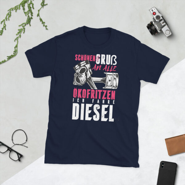 „Dieselpower“ – Provokantes Unisex T-Shirt für echte Verbrenner-Fans