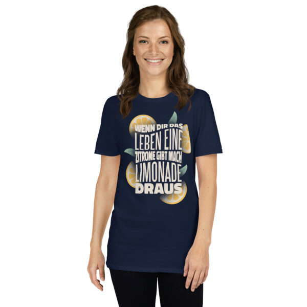 „Wenn dir das Leben Zitronen gibt…“ – Lustiges Unisex T-Shirt mit Spruch & Zitronenmotiv