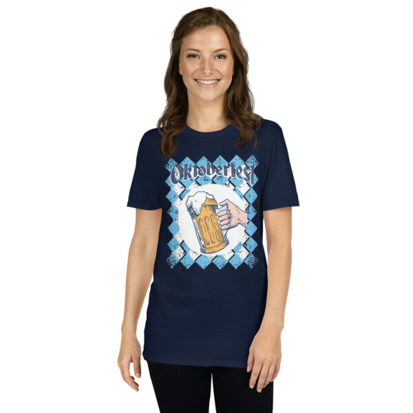 „Oktoberfest Bierkrug“ – Lustiges Wiesen Unisex T-Shirt für Bierliebhaber – Bild 3
