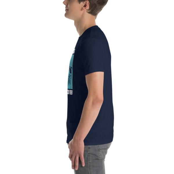 „Ich fahre zweigleisig“ – Lustiges Eisenbahn Unisex-Shirt mit Wortspiel – Bild 7