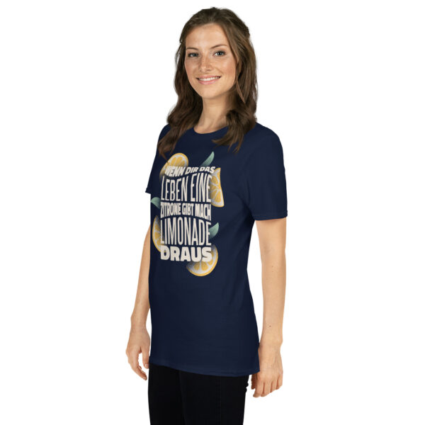„Wenn dir das Leben Zitronen gibt…“ – Lustiges Unisex T-Shirt mit Spruch & Zitronenmotiv – Bild 8
