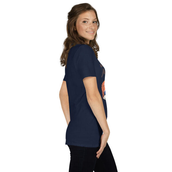 „Soccer Mind“ – Kroatien Fußball T-Shirt mit Gehirn-Motiv (Unisex) – Bild 5