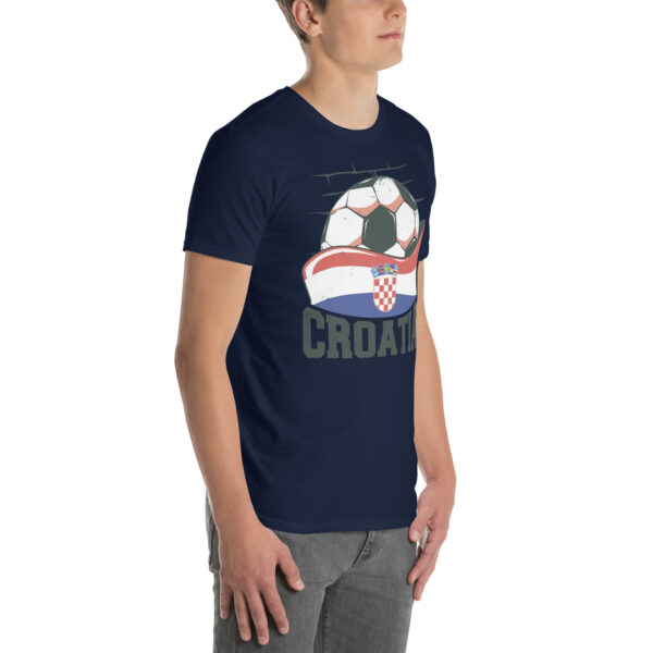 „Kroatien Fußball“ – Unisex T-Shirt für Fans der Nationalmannschaft – Bild 12
