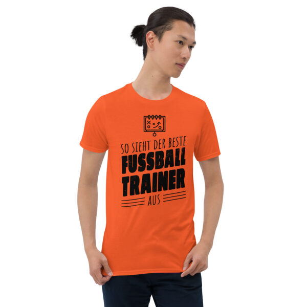 „So sieht der beste Fußballvater aus“ – Unisex T-Shirt für Fußball-Dads