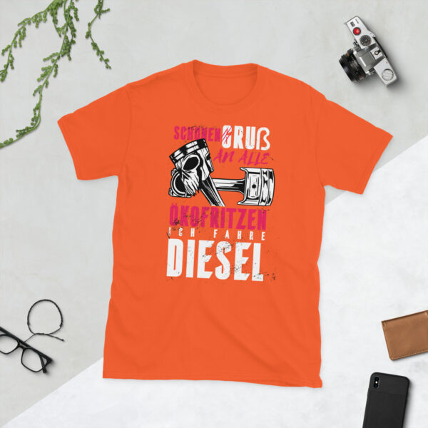 „Dieselpower“ – Provokantes Unisex T-Shirt für echte Verbrenner-Fans – Bild 7