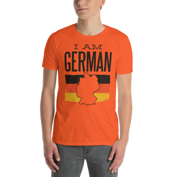 „I am German“ – Deutschland Unisex T-Shirt mit Flagge & Silhouette – Bild 25