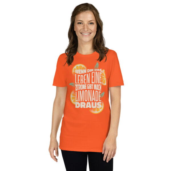 „Wenn dir das Leben Zitronen gibt…“ – Lustiges Unisex T-Shirt mit Spruch & Zitronenmotiv – Bild 26
