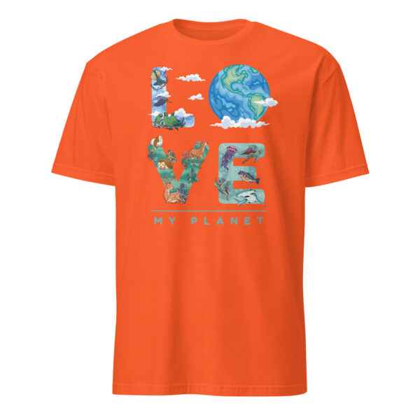 „LOVE MY PLANET“ – Umweltfreundliches Unisex T-Shirt mit Natur-Statement – Bild 17