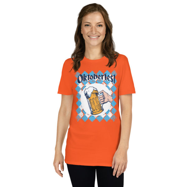 „Oktoberfest Bierkrug“ – Lustiges Wiesen Unisex T-Shirt für Bierliebhaber – Bild 6