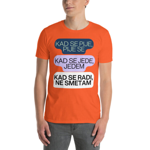 Kad se pije, pije se!“ – Lustiges Kroatien-Party-Shirt (Unisex) – Bild 5