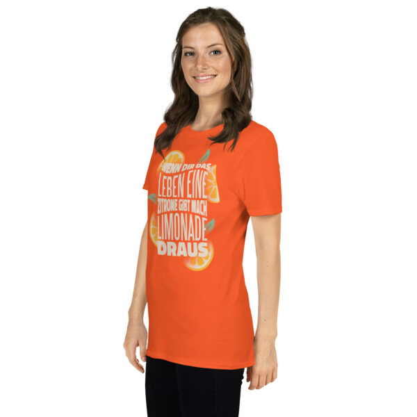 „Wenn dir das Leben Zitronen gibt…“ – Lustiges Unisex T-Shirt mit Spruch & Zitronenmotiv – Bild 28