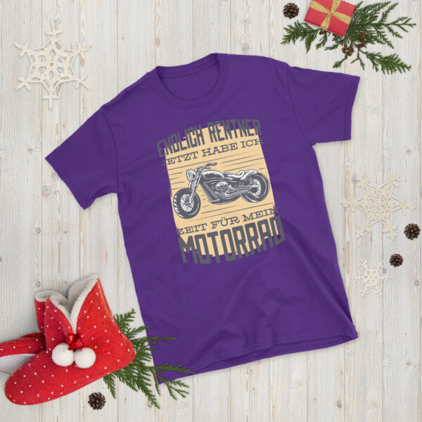„Endlich Rentner“ – Jetzt hab ich Zeit für mein Motorrad T-Shirt (Unisex) – Bild 9