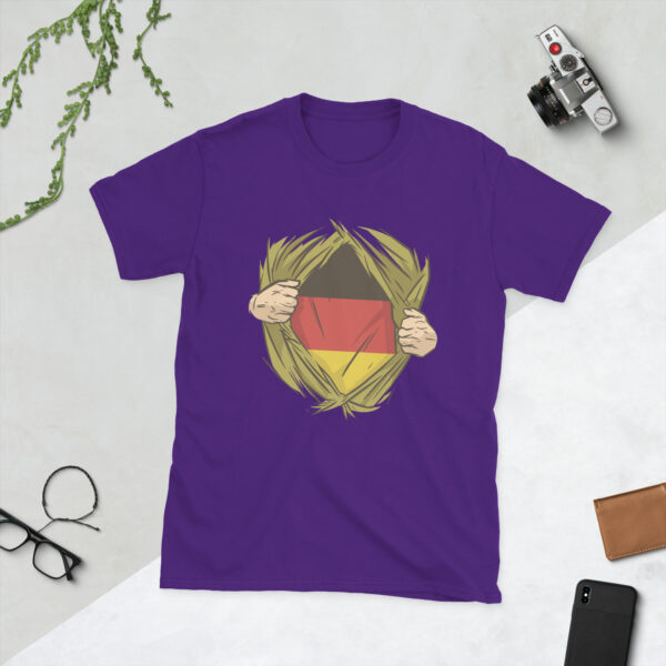 „Deutschland Flagge Vintage“ – Unisex T-Shirt im Retro-Design – Bild 3