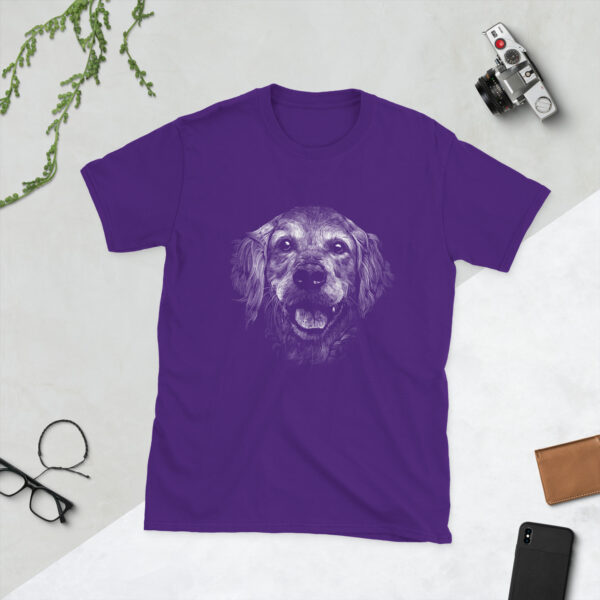 „Golden Retriever“ – Unisex T-Shirt mit realistischem Hunde-Design für Tierfreunde – Bild 5