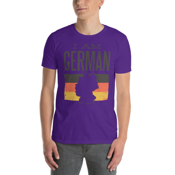 „I am German“ – Deutschland Unisex T-Shirt mit Flagge & Silhouette – Bild 8
