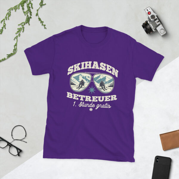 „Skihasen Betreuer – 1. Reihe gratis“ – Freches Après-Ski Unisex-Shirt – Bild 5