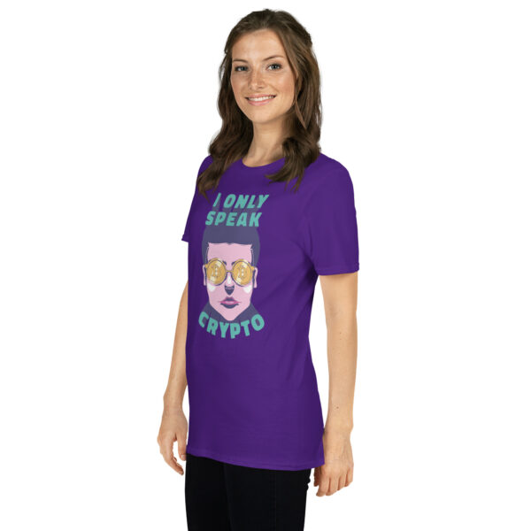 „I Only Speak Crypto“ – Lustiges Unisex T-Shirt für Krypto-Fans – Bild 10