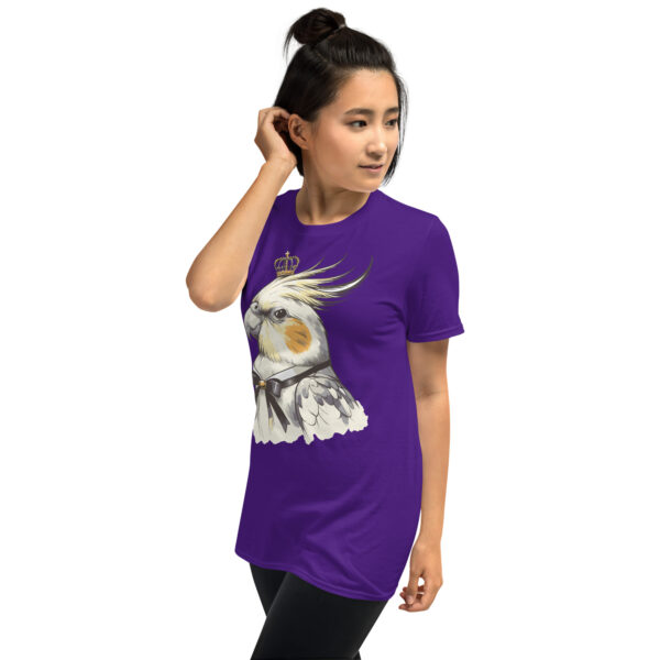 „Majestätischer Nymphensittich“ – Unisex T-Shirt für Vogel-Fans & Haustierfreunde – Bild 13