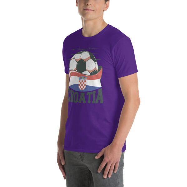 „Kroatien Fußball“ – Unisex T-Shirt für Fans der Nationalmannschaft – Bild 19