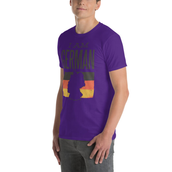„I am German“ – Deutschland Unisex T-Shirt mit Flagge & Silhouette – Bild 13