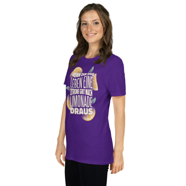 „Wenn dir das Leben Zitronen gibt…“ – Lustiges Unisex T-Shirt mit Spruch & Zitronenmotiv – Bild 13