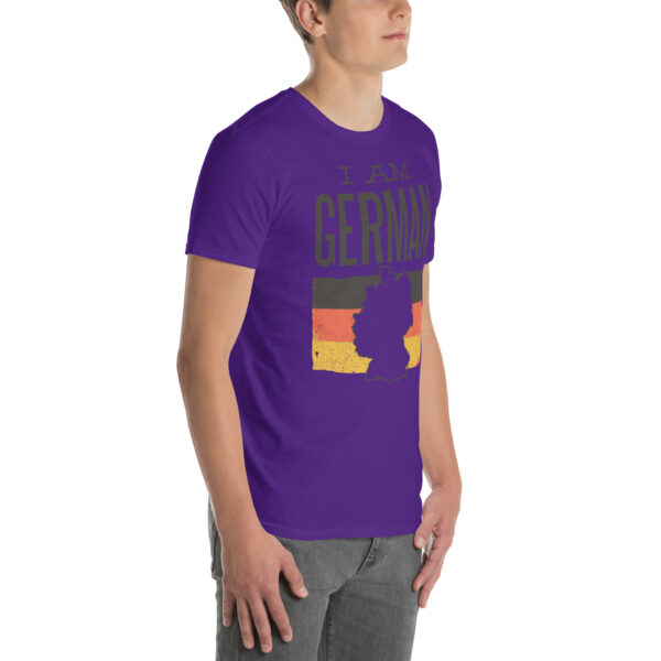 „I am German“ – Deutschland Unisex T-Shirt mit Flagge & Silhouette – Bild 12