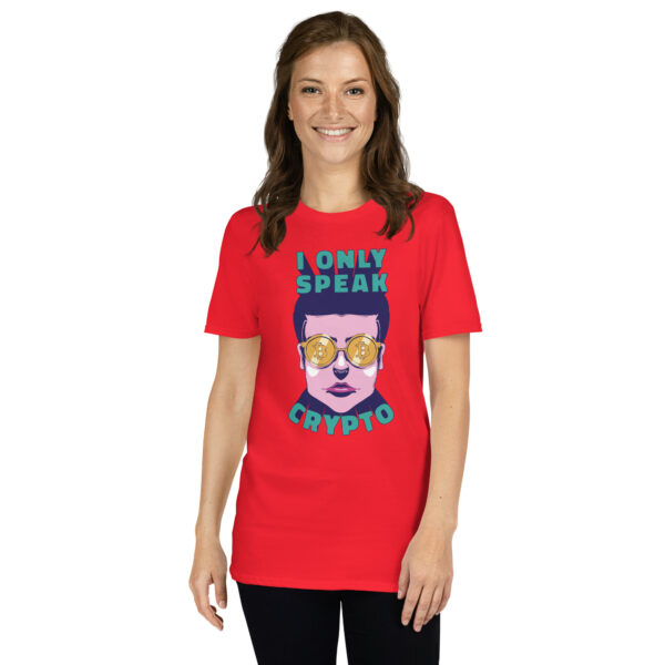 „I Only Speak Crypto“ – Lustiges Unisex T-Shirt für Krypto-Fans – Bild 13
