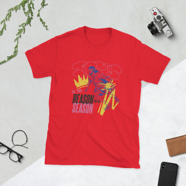 „Jesus is the Reason for the Season“ – Unisex T-Shirt mit spirituellem Design für Christen – Bild 7