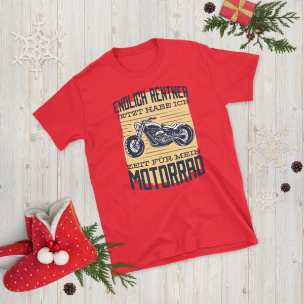 „Endlich Rentner“ – Jetzt hab ich Zeit für mein Motorrad T-Shirt (Unisex) – Bild 13