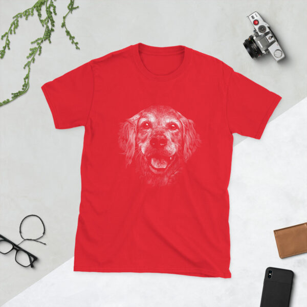 „Golden Retriever“ – Unisex T-Shirt mit realistischem Hunde-Design für Tierfreunde – Bild 7