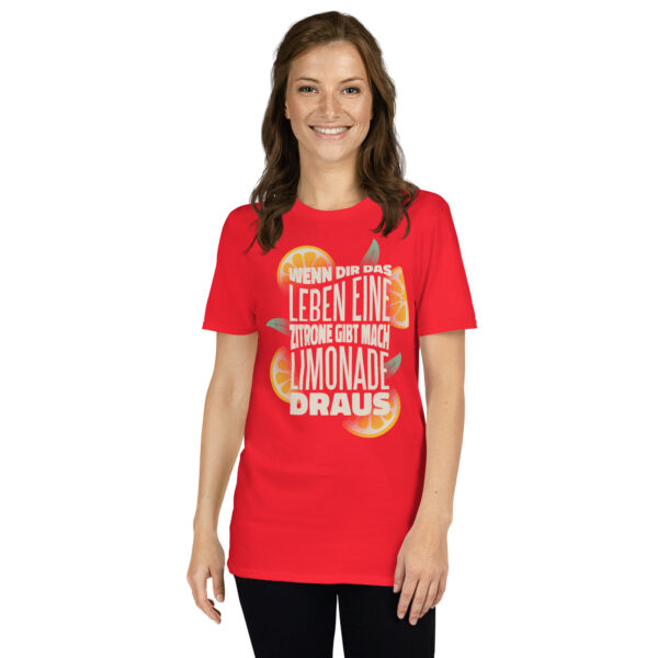 „Wenn dir das Leben Zitronen gibt…“ – Lustiges Unisex T-Shirt mit Spruch & Zitronenmotiv – Bild 16
